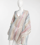 Missoni Mare Zig-Zag Metallic Knit Kaftan – Size M ladies