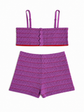 Giorgio Armani Two-Piece Knit Set -shorts and top ladies