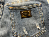 Dolce & Gabbana Audrey distressed blue jeans size I 44 US 8 UK 12 L large ladies