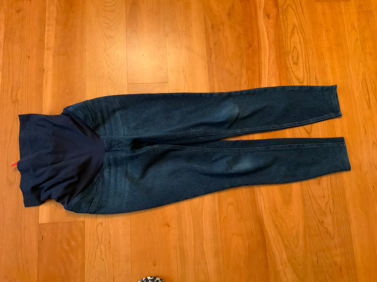 SPANX Mama Jean-ish Leggings Maternity Jeans Denim Size S/P small ladies