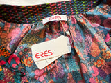 Eres Liberty Fabric Floral Printed Belted Dress Coat Size S small ladies