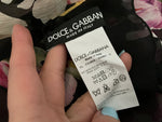Dolce & Gabbana Silk Chiffon Extra large Floral Scarf Shawl 135x200 cm ladies
