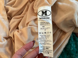 M Missoni V-neck Knit Beige dress size I 42 UK 10 US 6 ladies