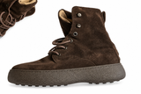 Tod’s Men’s Dark Brown Suede Lace-Up Ankle Boots – US 7.5 / EU 40.5 men