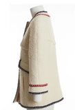 AMAZING CHANEL HAMBURG MÉTIERS D’ ART TWEED BOUCLE JACKET SIZE F 38 LADIES
