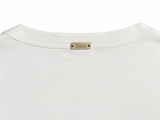 Herno White Cotton Peplum T-Shirt ladies