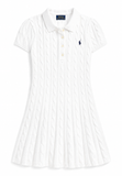 Polo by Ralph Lauren Cable Knit Polo Dress – White – Size M ladies