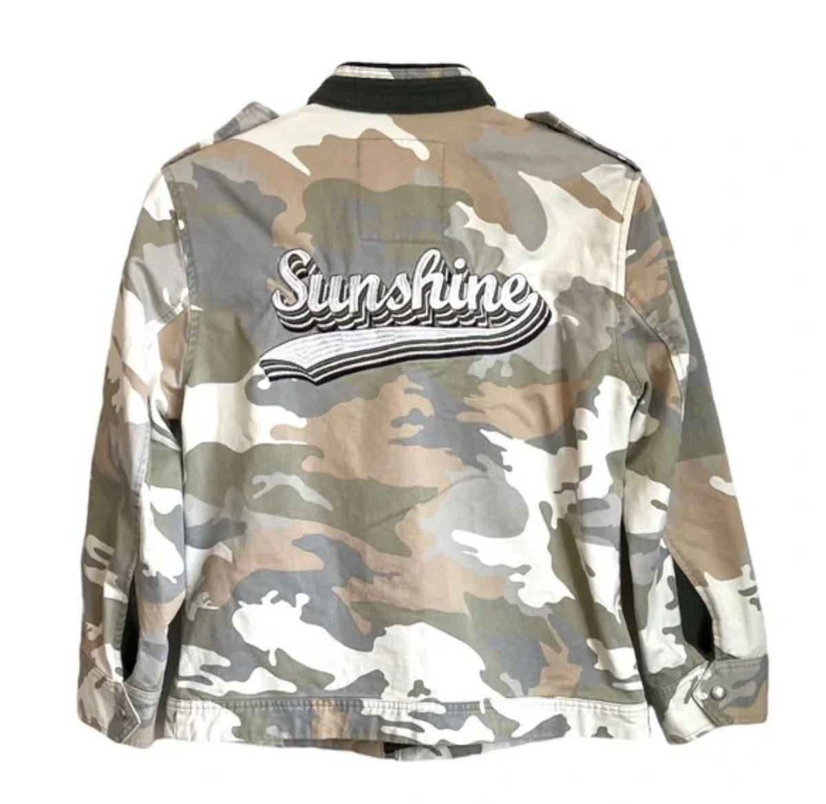 Zadig & Voltaire Kavy Camou Army Jacket Size M medium ladies