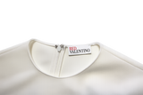 Red Valentino Ruffle Mini Dress – White ladies