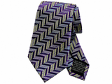 Missoni Multicolour Zigzag Silk Tie – Made in Italy men