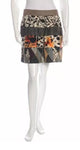 Diane von Furstenberg Meggy Patchwork Mixed-Media Skirt US 0 UK 4 XXS XS ladies