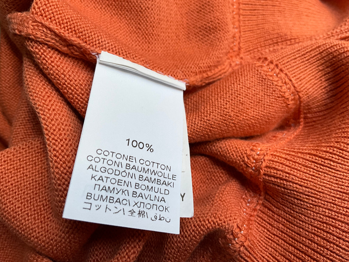 BRUNELLO CUCINELLI
Orange Cotton Jumper Sweater size 50 men