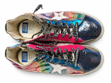 Golden Goose Francy Limited Edition Multicolour High-Top Trainers – Size 39 ladies
