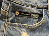 Dolce & Gabbana Audrey distressed blue jeans size I 44 US 8 UK 12 L large ladies