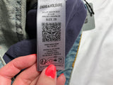 Zadig & Voltaire Eclip Denim Eco Studs Light Blue Bootcut Jeans – Size 29 ladies