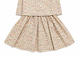 Bonpoint Liberty print skirt and blouse set Size 14 years children