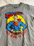 MC2 Saint Barth Superman Graphic T-Shirt – Grey – Size 4 Years children