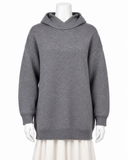 Christian Dior J’Adior 8 Grey Cashmere Blend Hooded Sweater – Size F40 / UK 12 / US 8 ladies