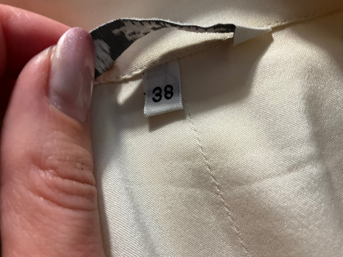 Loro Piana Women’s Ivory Silk Blouse Shirt – Size IT 38 / XS ladies