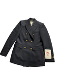 GOLDEN GOOSE NAVY BLUE DOUBLE-BREASTED BLAZER 40 Ladies