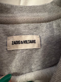 Zadig & Voltaire Champ Voltaire Sweater Sweatshirt In Grey Size S small ladies