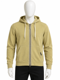 Tom Ford Men’s Beige Cotton-Blend Zip-Up Hoodie – Size M men