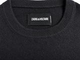 Zadig & Voltaire Ida Amour Cashmere Short-Sleeve Pullover ladies