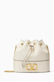 Valentino Garavani VLOGO Signature Mini Bucket Bag in Nappa Leather Crossbody ladies