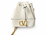 Valentino Garavani VLOGO Signature Mini Bucket Bag in Nappa Leather Crossbody ladies