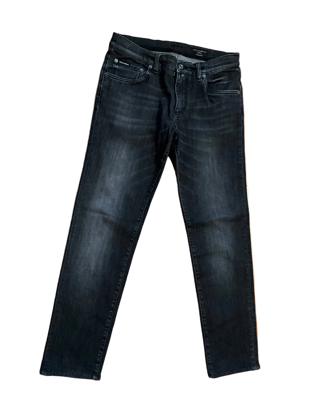 Dolce & Gabbana logo skinny jeans denim size I 48 men