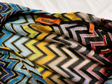 Missoni Multicolour Zigzag Metallic Knit Short Kaftan – Size M ladies