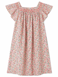 BONPOINT FLORAL LIBERTY PRINT HAND EMBROIDERED DRESS SIZE 14 YEARS