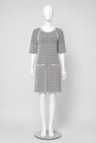 CHANEL 2015 Knit Lurex Dress  – Size F 38 – ladies