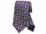 Missoni Multicolour Zigzag Silk Tie – Made in Italy men