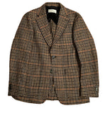 De Fursac houndstooth-pattern wool blazer jacket size 48 men