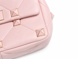 Valentino Garavani Roman Stud Quilted Leather Top Handle Bag ladies