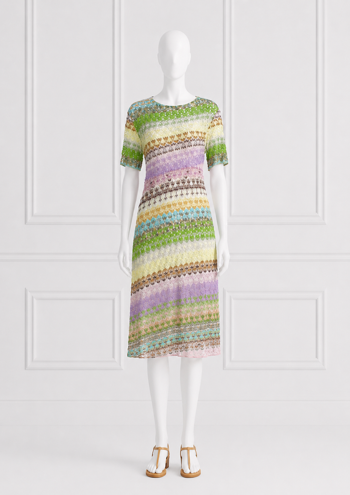 Missoni Striped Midi Dress – IT 42 / UK 10 / US 6 ladies