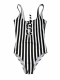 ERES Striped One-Piece Swimsuit size M medium ladies