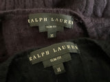 Ralph Lauren Black Label Pure Cashmere Cable Knit Pullover Jumper Sweater Sz XS  ladies