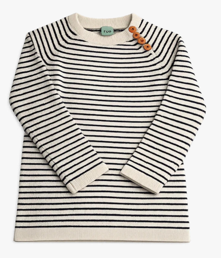 FUB Kids Striped Knit Pullover Size 10 years 140 cm children