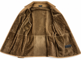 Tom Ford Men’s Shearling Suede Jacket – Size 50 men