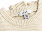 REISS Kids Cream Wool Blend Sweater children