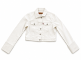 Missoni White Denim Cropped Jeans Jacket Size I 42 UK 10 US 6 ladies