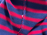 Chez Valentino striped cotton sweater jumper ladies