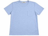 Zadig & Voltaire Stockholm Skull Print Sky Blue Cotton T-Shirt Size M men