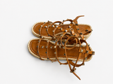 Valentino Garavani Rockstud 100 Leather Wedge Espadrilles ladies