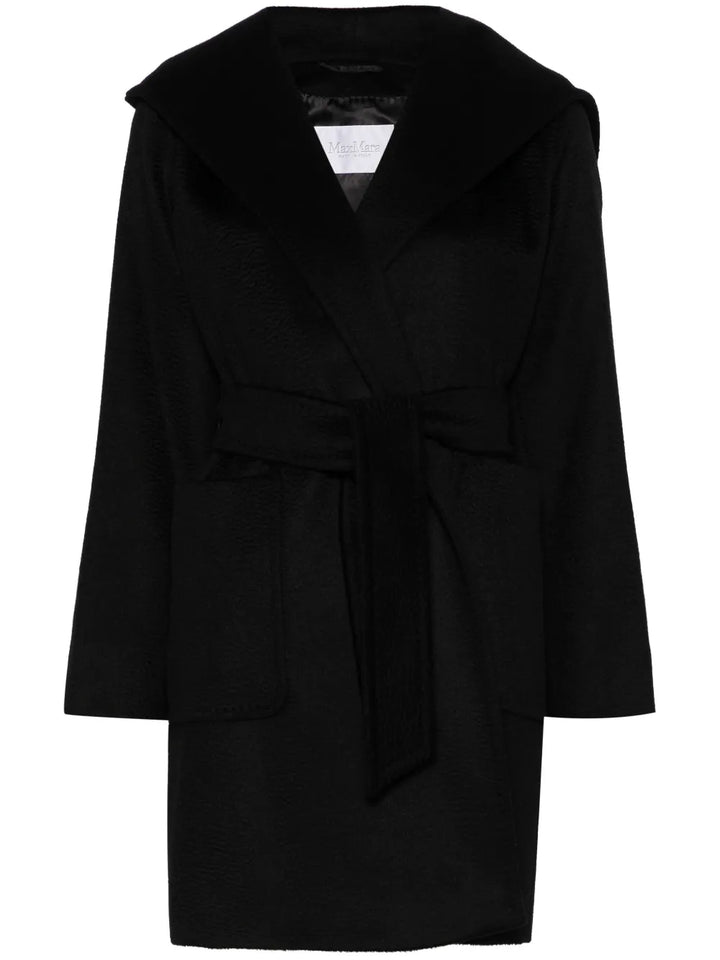 MAX MARA - RIALTO COAT BLACK SIZE S SMALL LADIES