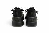 Christina Dior D-Connect  Black Neoprene and PVC Low Top Sneakers Size 39 ladies
