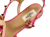 Valentino Garavani Rockstud Flat Gladiator Sandals – Size 39 ladies