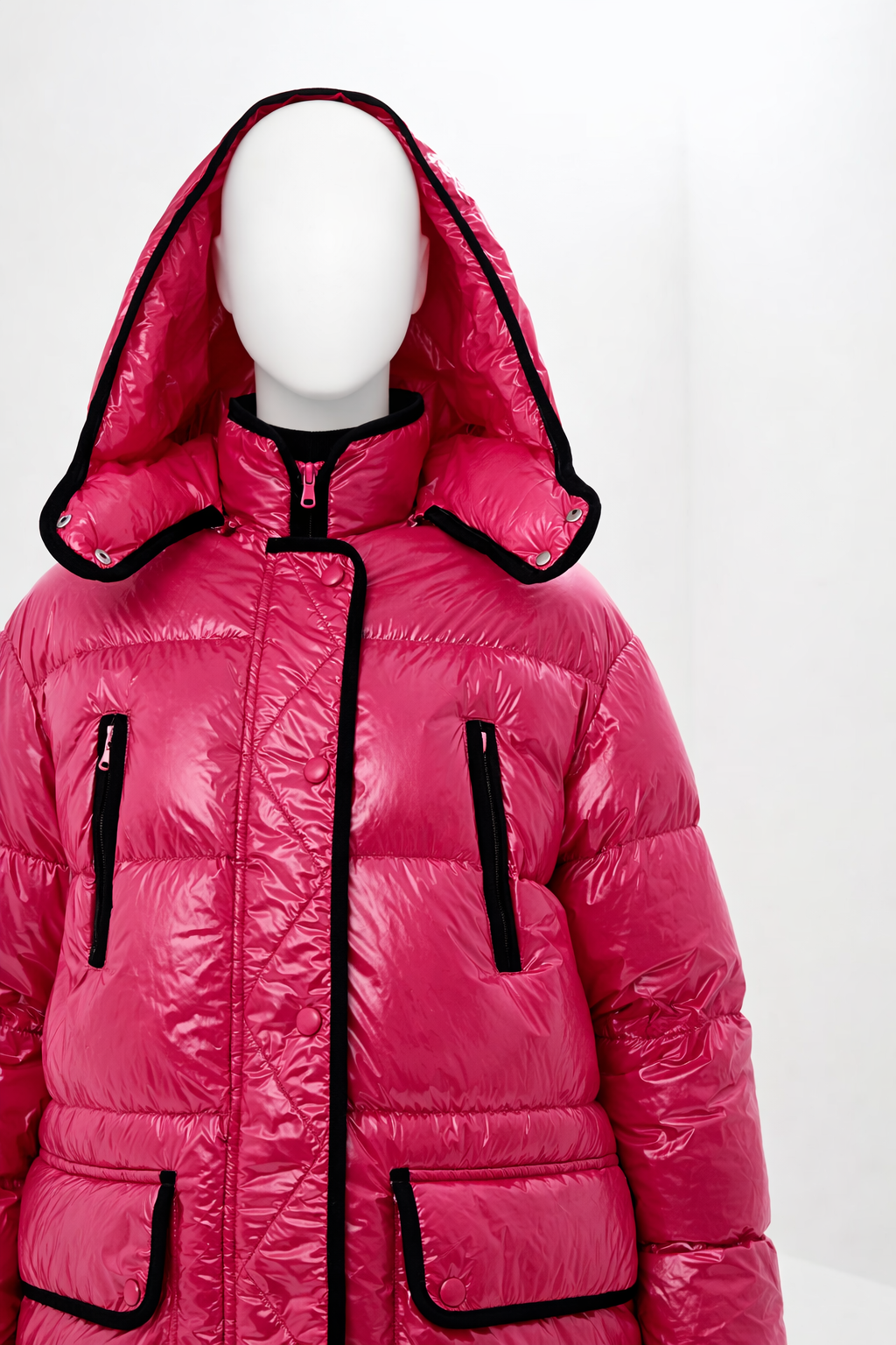 RED Valentino Puffer Down Jacket in Bright Pink Size I 36 XS ladies